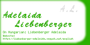 adelaida liebenberger business card